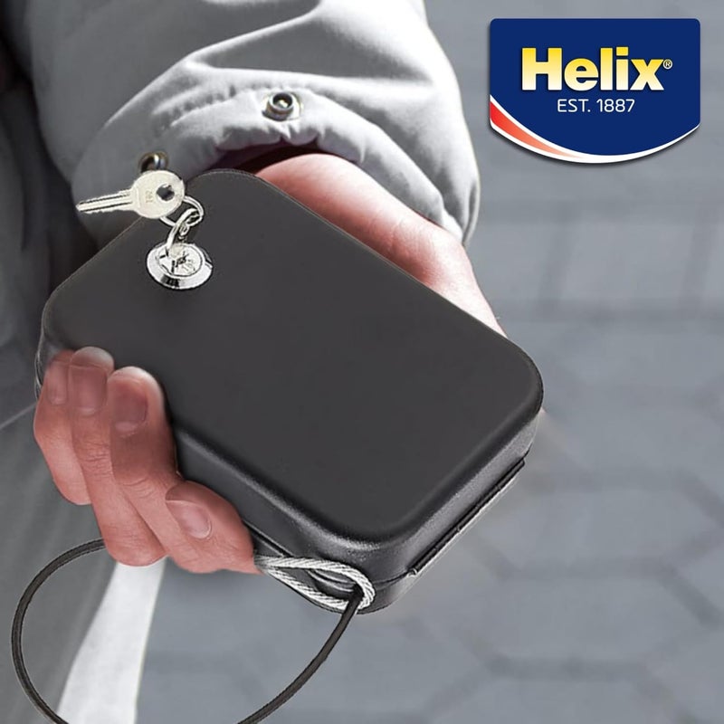 Helix Personal Locking Safe with Tether - Heavy-Duty Steel Construction - Image 5